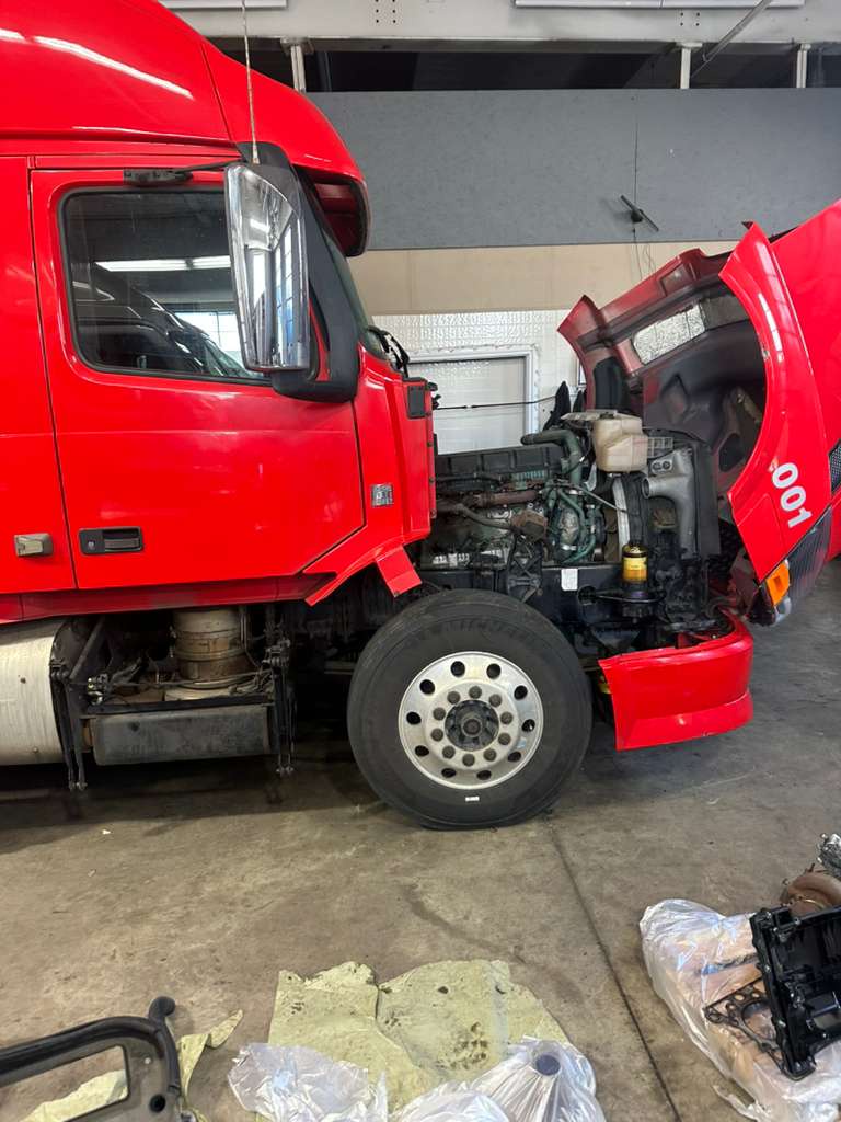 Engine block lift heavy equipment repair Westfield MA
