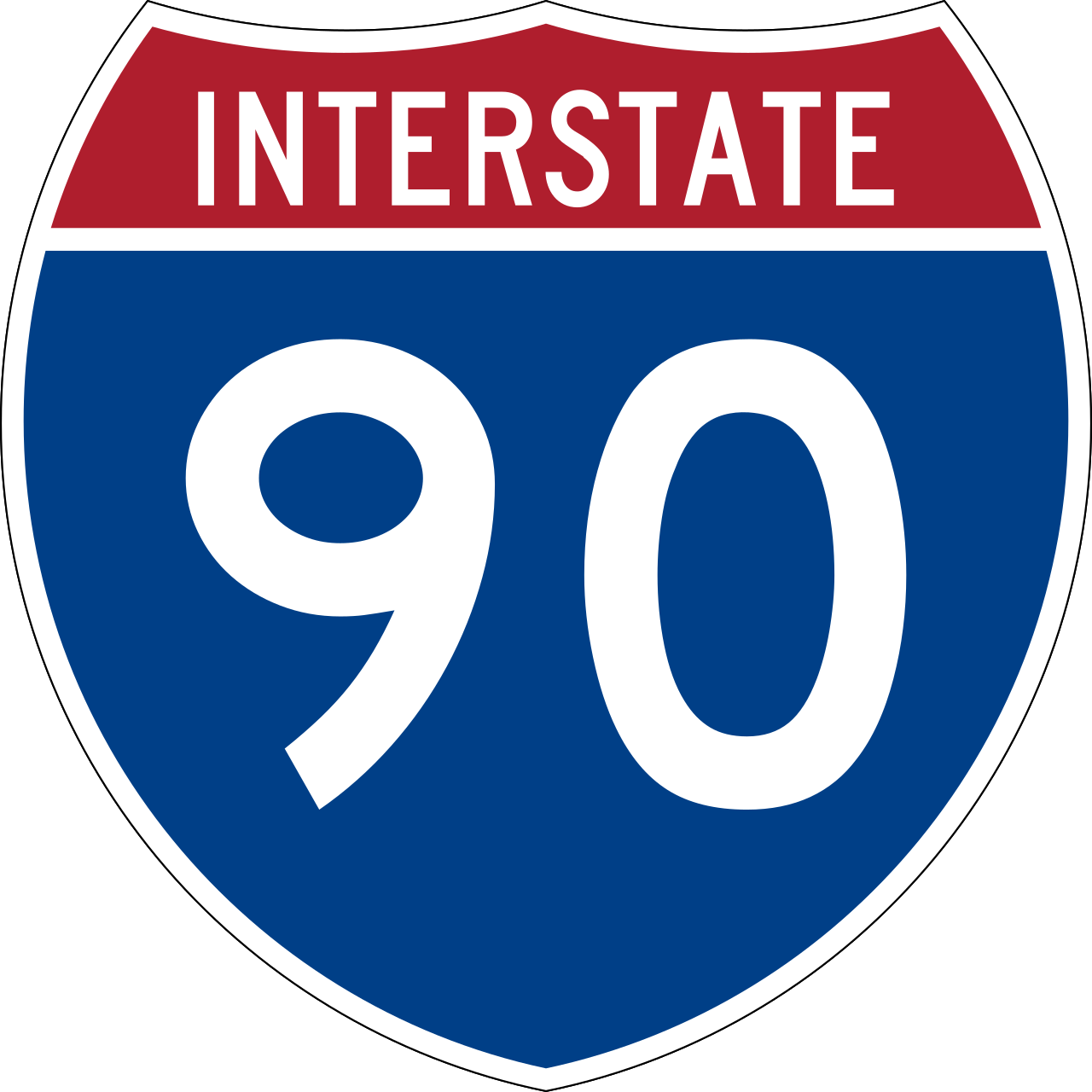 I-90 Interstate shield