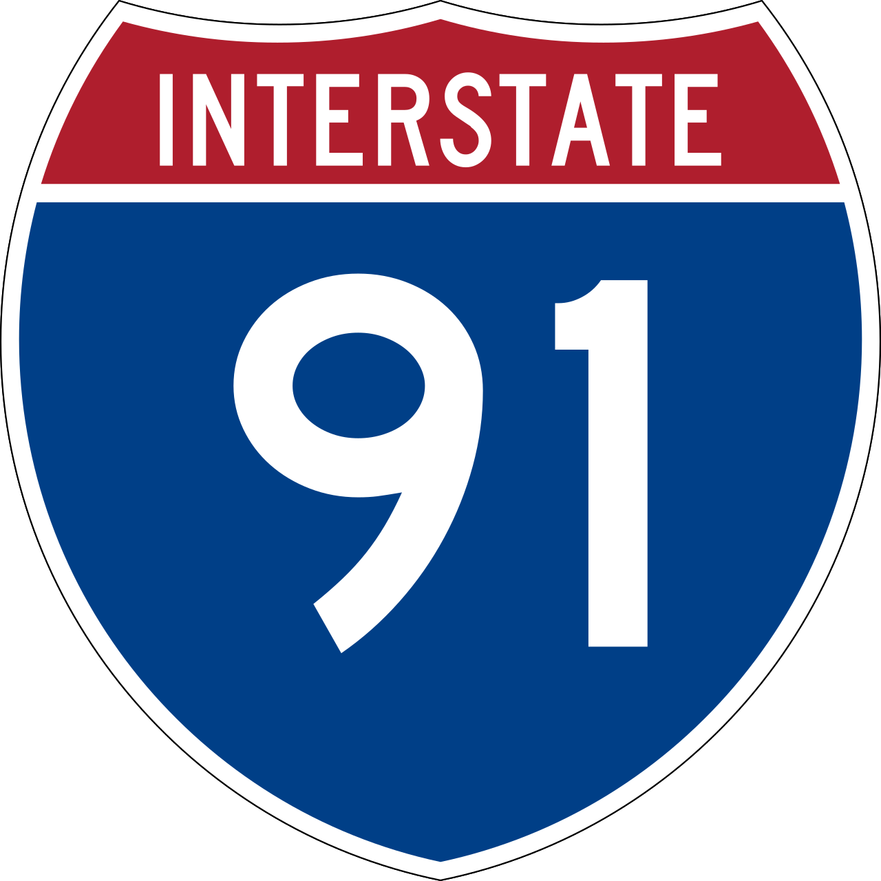 I-91 Interstate shield